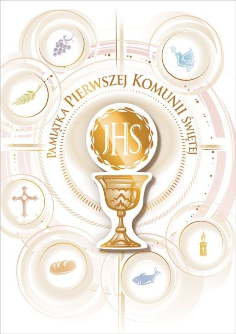 Kartka składana Komunia B6 Ab Card (5902811209809)