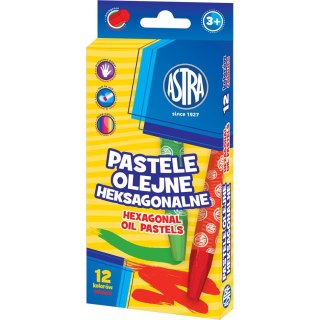Pastele olejne heksagonalne 12 kol. Astra (313023004)