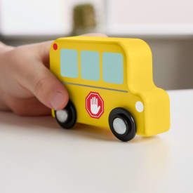 Samochód zestaw pojazdów drewnianych Fisher Price (JCY32)