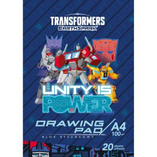 Blok rysunkowy Transformers A4 mix 20k Astrapap (106024004)