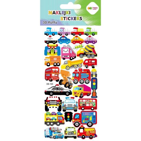 Naklejka (nalepka) Funny Vehicles Happy Color (HA 4241 9522-KP05)