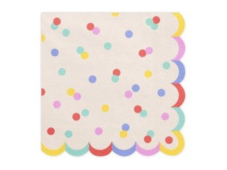 Serwetki Konfetti mix papier [mm:] 330x330 Partydeco (SP33-118)