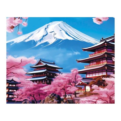 Zestaw kreatywny Diamentowa mozaika 30x40cm japonia Flamingo Line (11 Mount Fuji)