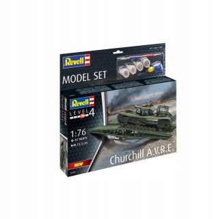 Model do sklejania czołg SET 1/76 /63297/ CHURCHILL A.V.R.E. Revell (63297)