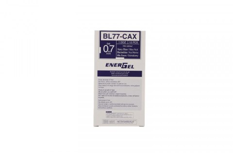Pióro kulkowe 0,7mm granatowy wkład granatowy Pentel (BL 77-12CA)