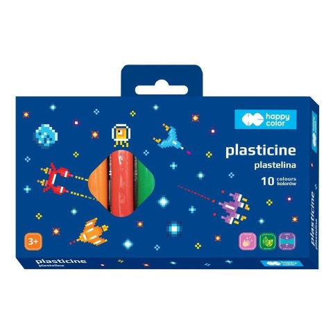 Plastelina 10 kol. Pixi Planet mix Happy Color (HA 2110 PPK10)