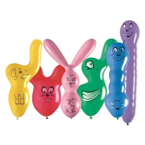 Balon kształty mix wzorów mix 25 szt Godan (GPFmix/2)