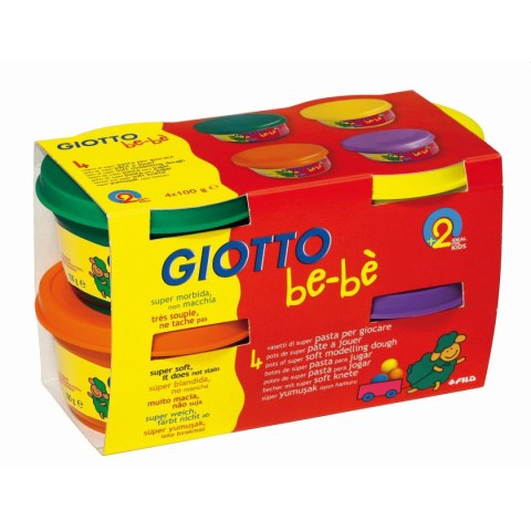 Ciastolina 4 kol. bebe 400g Giotto (464903)