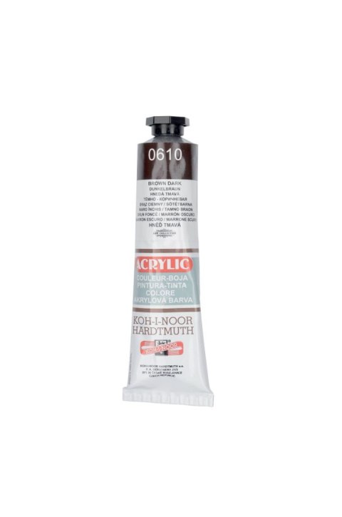 Farba akrylowa brązowa kolor: brązowy 40ml Koh-I-Noor (162723)