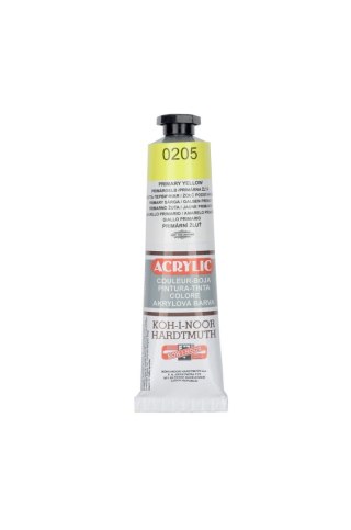 Farba akrylowa kolor: cytrynowa 40ml Koh-I-Noor