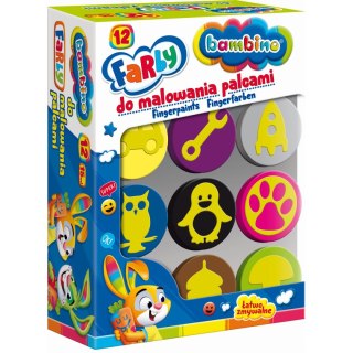 Farba do malowania palcami Bambino 15ml 12 kolor. St.Right