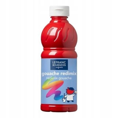 Farba tempera REDIMIX kolor: czerwony 500ml 1 kolor. Lefranc&Bourgeois (188005)