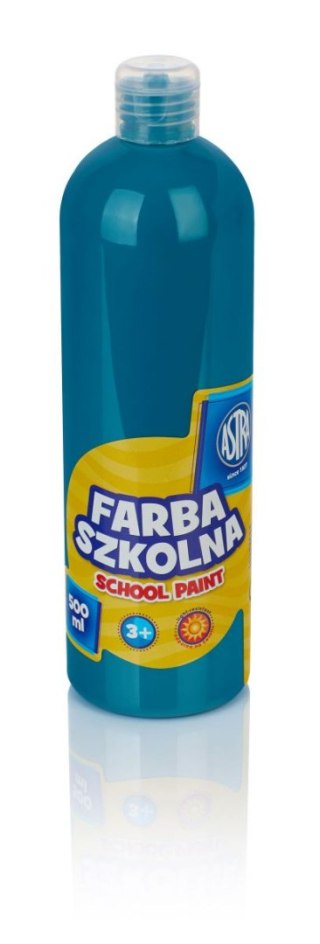 Farby plakatowe kolor: turkusowy 500ml 1 kolor. Astra