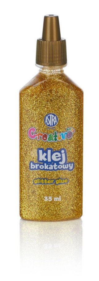 Klej w tubie brokatowy złoty srebrny 35ml Astra Creativo (332118001)