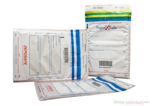 Koperta bezpieczna Deposafe b5 B5 A&G Koperty 100 sztuk