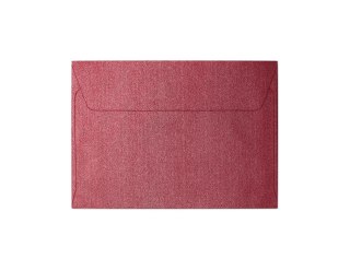 Koperta pearl C6 czerwona Galeria Papieru (280217) 10 sztuk