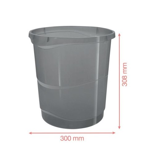 Kosz na śmieci Colour Breeze plastik kolor: zielony 14L Esselte (626290)