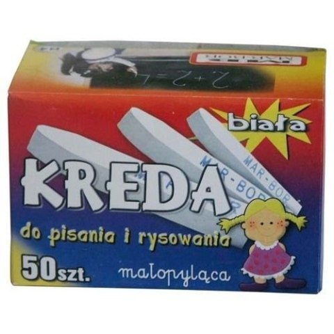 Kreda B4 kolor: biała 50 szt Mar-Bor