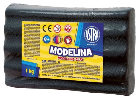 Modelina 1 kol. czarna 1000g Astra
