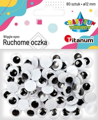 Oczka Craft-Fun Series 12mm 80 szt Titanum (O004)