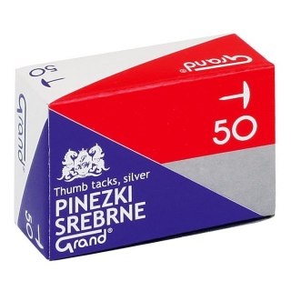 Pinezki S50 kolor: srebrny 50 szt Grand (110-1378)