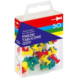 Pinezki tablicowe kolor: mix 30 szt Grand (110-1419)