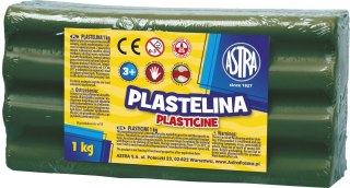 Plastelina 1 kol. zielony ciemny 1000g Astra (303111019)
