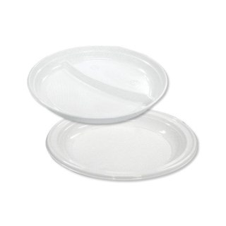 Talerz jednorazowy papier śr. 180mm 100 szt (nd)