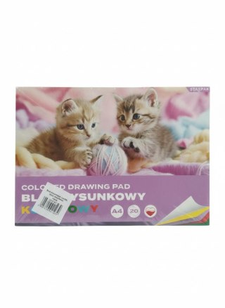 Blok rysunkowy A4 mix 20k Starpak (587747)