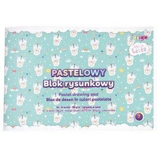 Blok rysunkowy LENKA A4 mix 100g 14k Strigo (SPA037)
