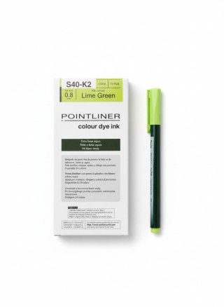 Cienkopis kreślarski POINTLINER wkład limnokowy 0,4mm 1kol. Pentel (S40-K2)