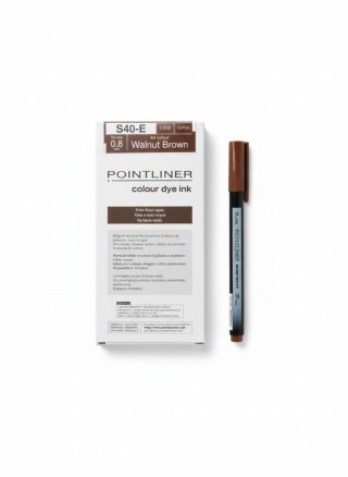 Cienkopis kreślarski POINTLINER wkład orzechowy 0,4mm 1kol. Pentel (S40-E)