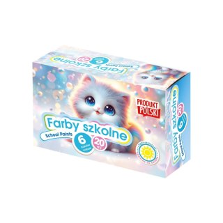 Farby plakatowe kotki kolor: mix 6 kolor. AS (301218001)