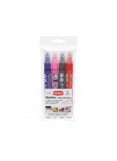 Marker specjalistyczny mix 4 kol wkład mix Toma (TO-402)