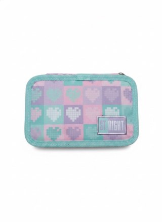 Piórnik Candy Hearts POTRÓJNY St.Right (PC-05)