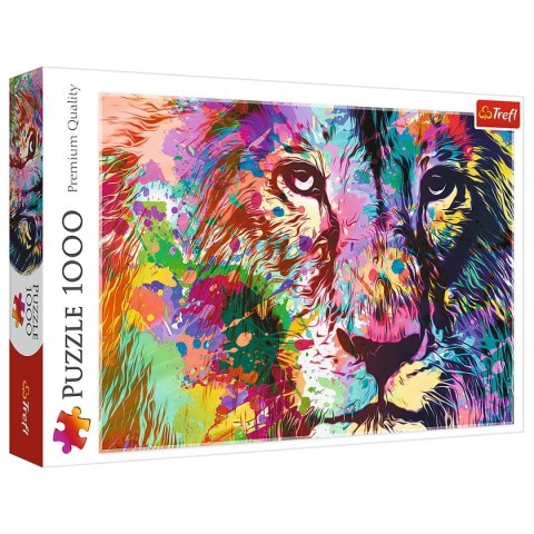 Puzzle Kolorowy Lew 1000 el. Trefl (10707)