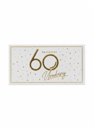 Skarbonka pudełko na banknoty Kukartka (MB-019 Urodziny 60 Elite)