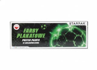 Farby plakatowe FOOTBALL1 kolor: mix 12 kolor. Starpak (586310)