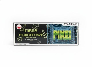 Farby plakatowe PIXEL GAME1 kolor: różne 12 kolor. Starpak (586308)