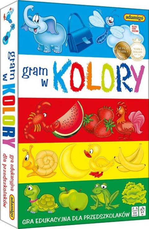 Gra edukacyjna gram w kolory Adamigo (5902410005949)