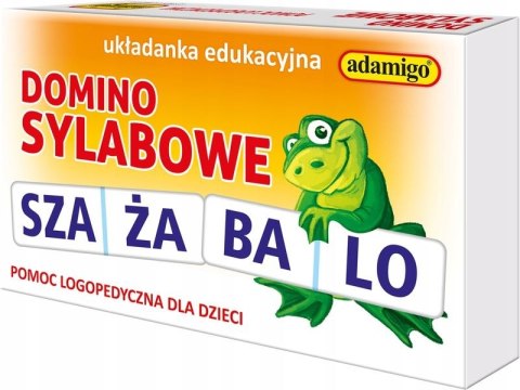 Gra logiczna sylabowe Domino Adamigo