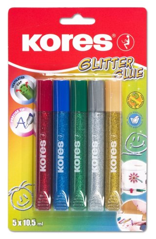 Klej w płynie z brokatem Kores (75000)