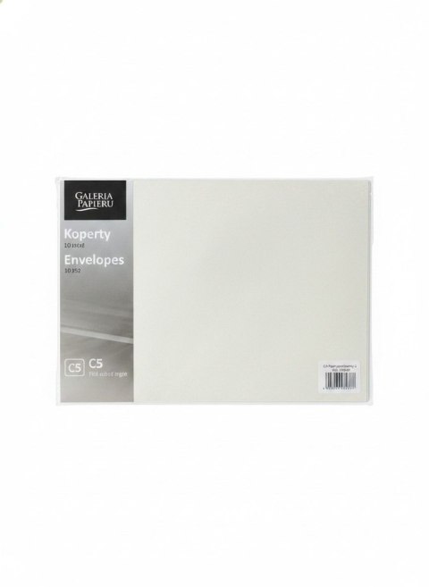 Koperta Pearl srebrna jasna C5 srebrny Galeria Papieru (280640) 10 sztuk