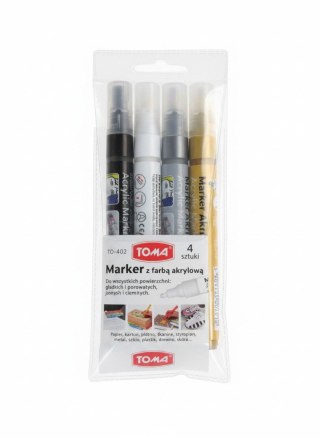 Marker specjalistyczny mix 4 kol Toma (TO-402)