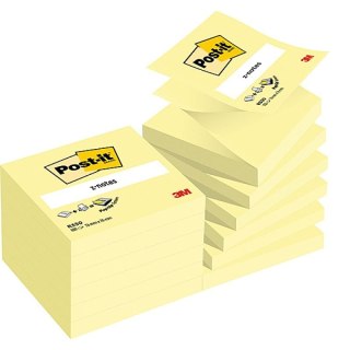 Notes samoprzylepny (karteczki) Z-notes żółte 100k [mm:] 76x76 3M (3M-3134375014304)