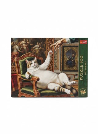 Puzzle Pets as Art: Jego Puszysta Wysokość 120 el. Trefl (37627)