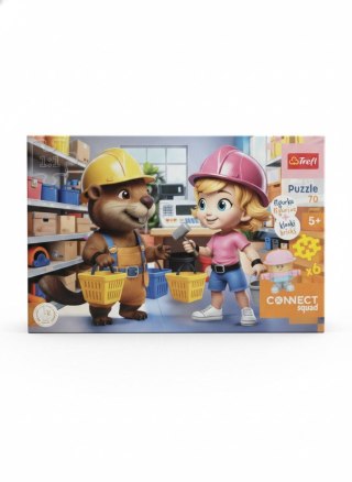 Puzzle Trefliki Connect Lvy 70, 100 el. Trefl (53024)