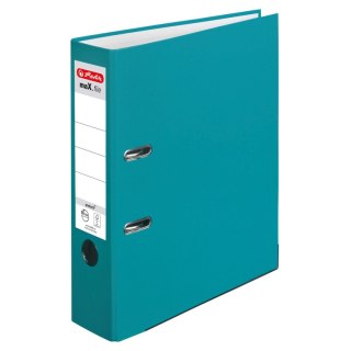 Segregator dźwigniowy 50015931 maX.file protect A4 80mm turkusowy Herlitz (300004985)