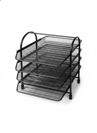 Szuflada na dokumenty czarny metal [mm:] 350x300x 350 Tres (TRES Półka 4A czarna)