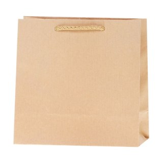 Torba prezentowa kwadrat kraft [mm:] 160x160x 80 Rozette